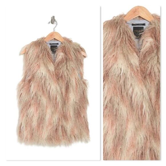NEW! AS by DF Elisabetta Shag Faux Fur Vest size Medium - Picture 3 of 14